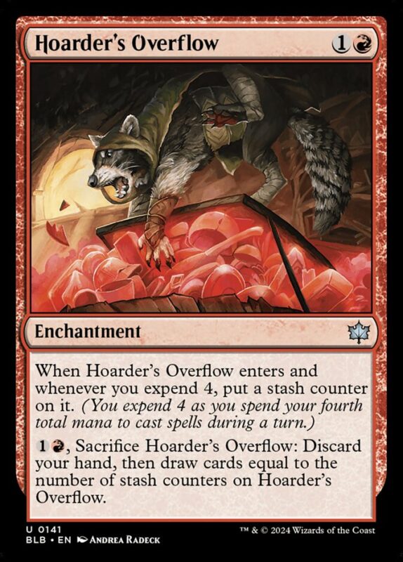 Hoarder's Overflow — blb 141 — Magic The Gathering TCG