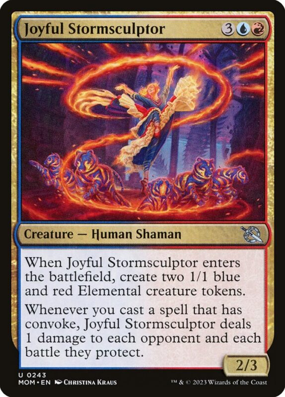 Joyful Stormsculptor — mom 243 — Magic The Gathering TCG