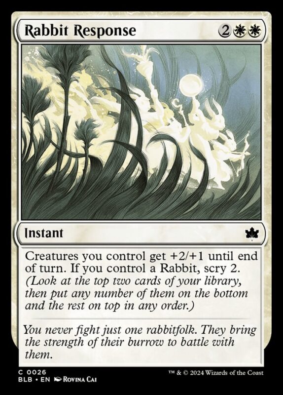 Rabbit Response — blb 26 — Magic The Gathering TCG