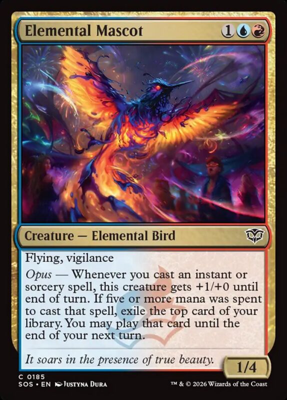 Elemental Mascot — sos 185 — Magic The Gathering TCG