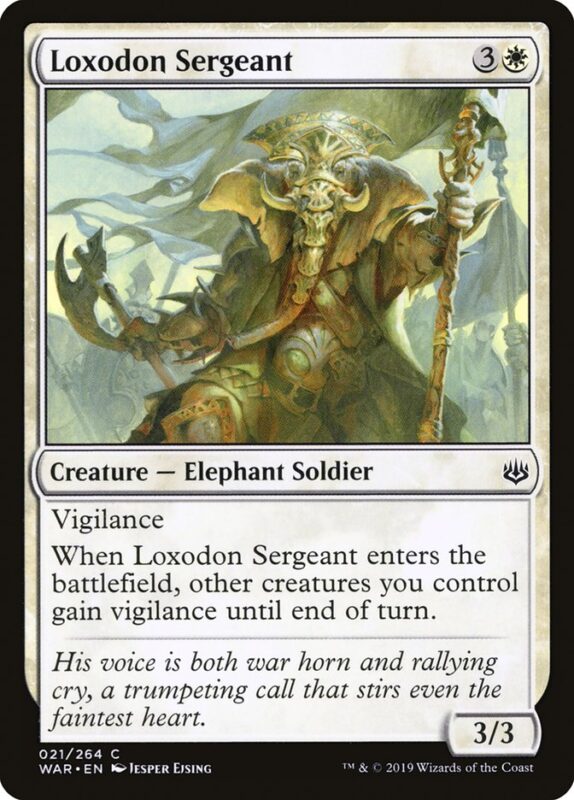 Loxodon Sergeant — war 21 — Magic The Gathering TCG