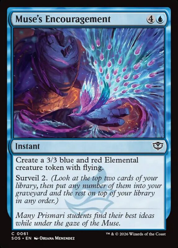 Muse's Encouragement — sos 61 — Magic The Gathering TCG