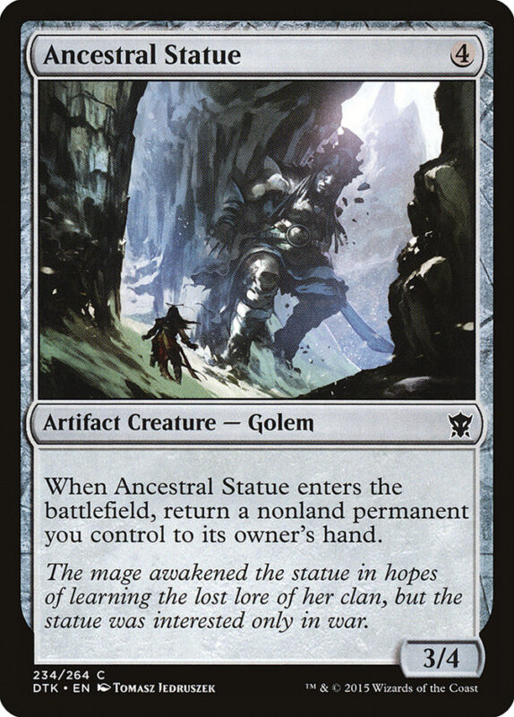 Ancestral Statue — dtk 234 — Magic The Gathering TCG