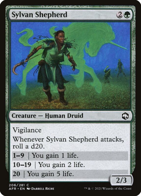 Sylvan Shepherd — afr 206 — Magic The Gathering TCG