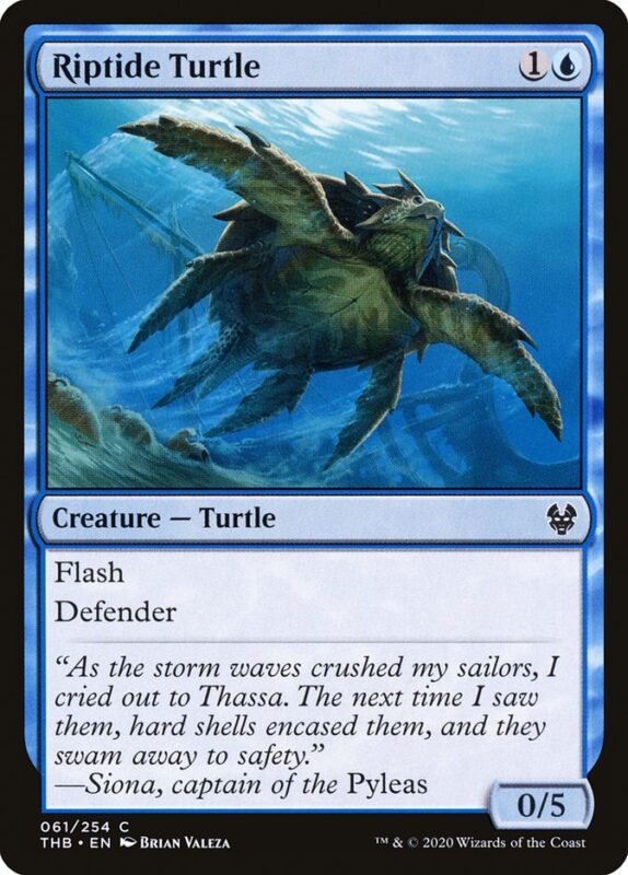 Riptide Turtle — thb 61 — Magic The Gathering TCG
