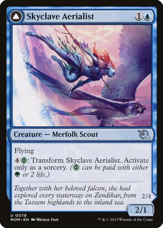 Skyclave Aerialist // Skyclave Invader — mom 78 — Magic The Gathering TCG