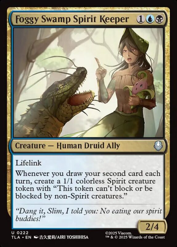 Foggy Swamp Spirit Keeper — tla 222 — Magic The Gathering TCG
