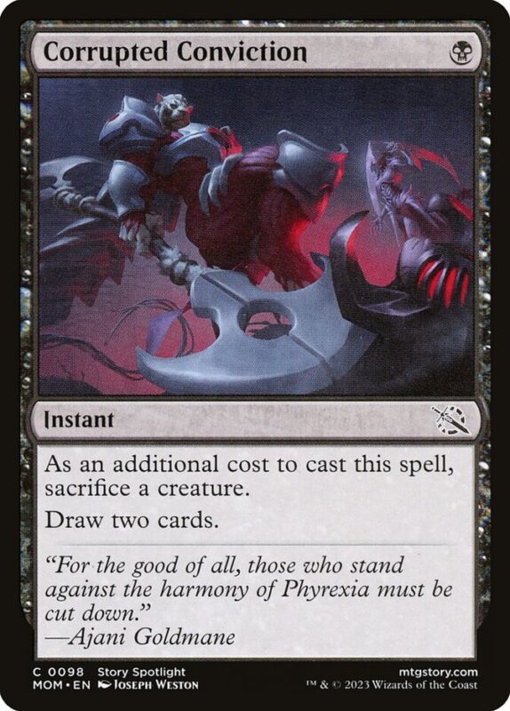 Corrupted Conviction — mom 98 — Magic The Gathering TCG