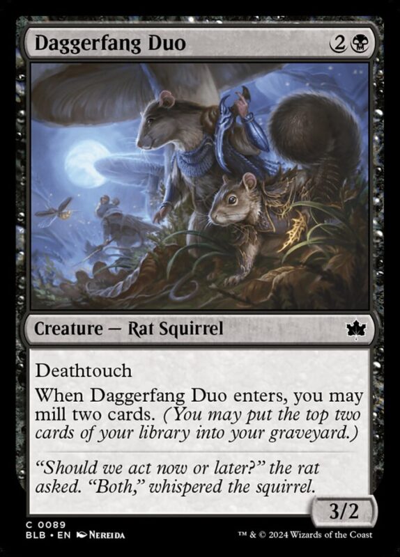 Daggerfang Duo — blb 89 — Magic The Gathering TCG