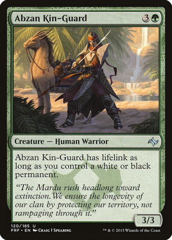 Abzan Kin-Guard — frf 120 — Magic The Gathering TCG