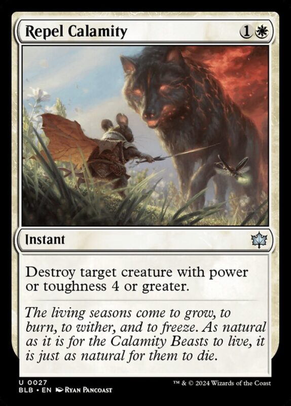 Repel Calamity — blb 27 — Magic The Gathering TCG
