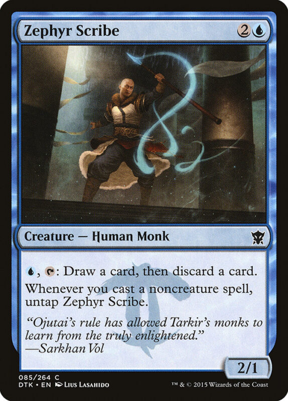 Zephyr Scribe — dtk 85 — Magic The Gathering TCG