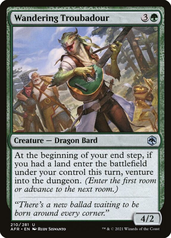 Wandering Troubadour — afr 210 — Magic The Gathering TCG
