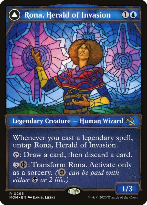 Rona, Herald of Invasion // Rona, Tolarian Obliterator — mom 295 — Magic The Gathering TCG