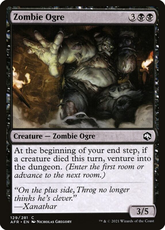 Zombie Ogre — afr 129 — Magic The Gathering TCG