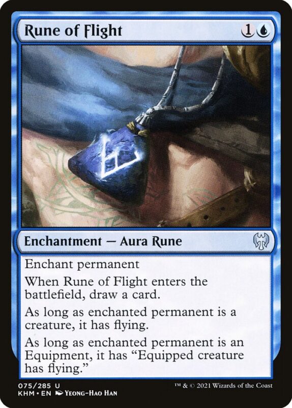 Rune of Flight — khm 75 — Magic The Gathering TCG