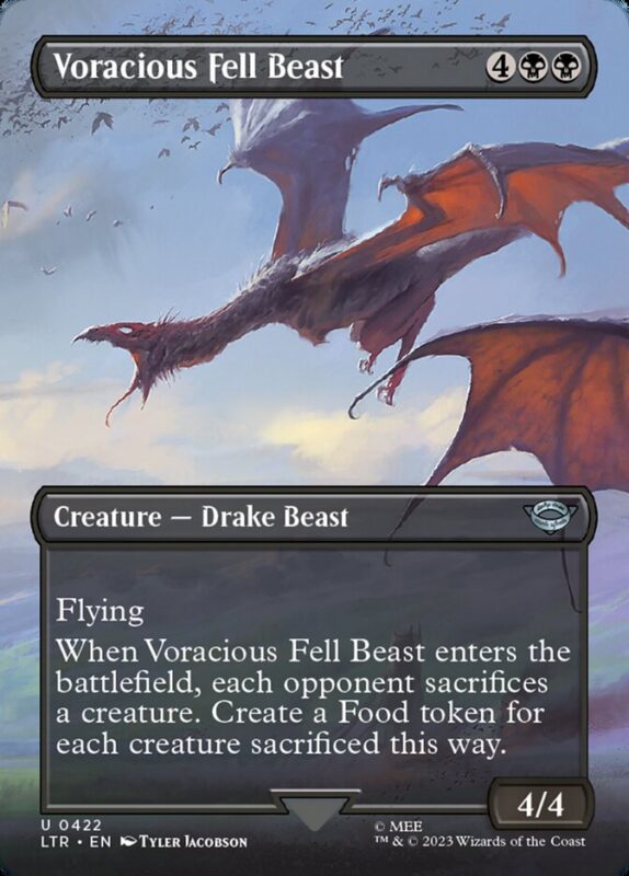 Voracious Fell Beast — ltr 422 — Magic The Gathering TCG