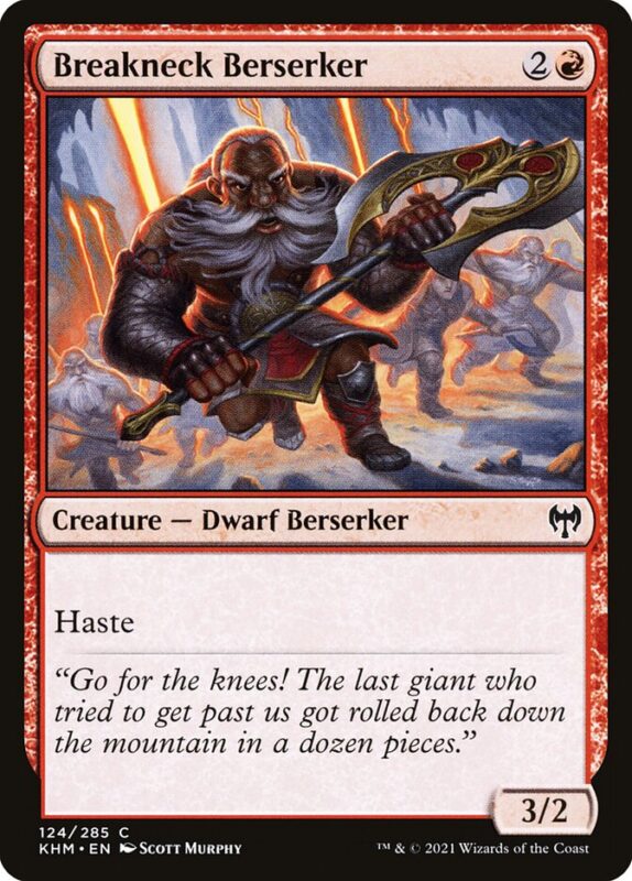 Breakneck Berserker — khm 124 — Magic The Gathering TCG