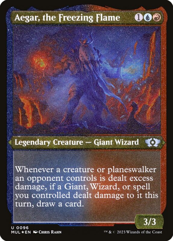 Aegar, the Freezing Flame — mul 96 — Magic The Gathering TCG