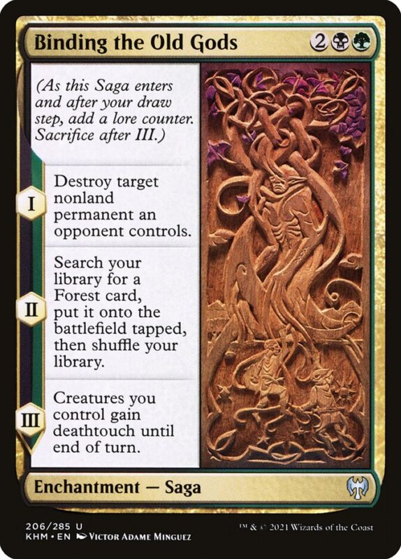 Binding the Old Gods — khm 206 — Magic The Gathering TCG