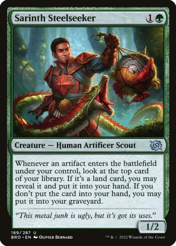 Sarinth Steelseeker — bro 189 — Magic The Gathering TCG