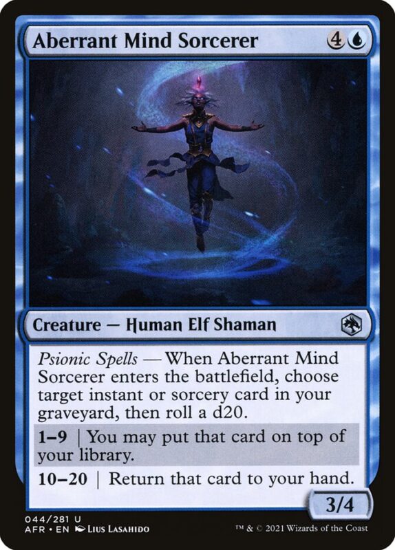 Aberrant Mind Sorcerer — afr 44 — Magic The Gathering TCG