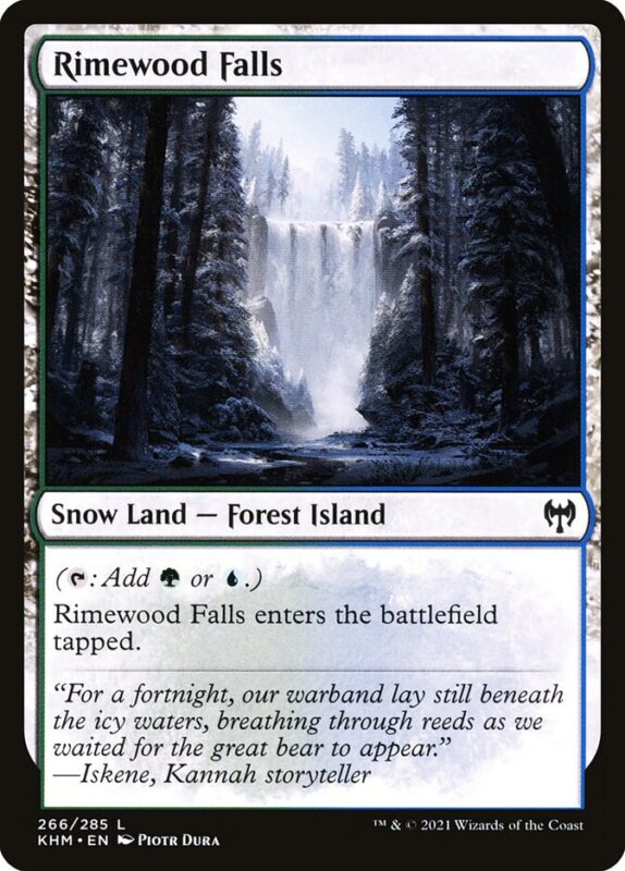 Rimewood Falls — khm 266 — Magic The Gathering TCG