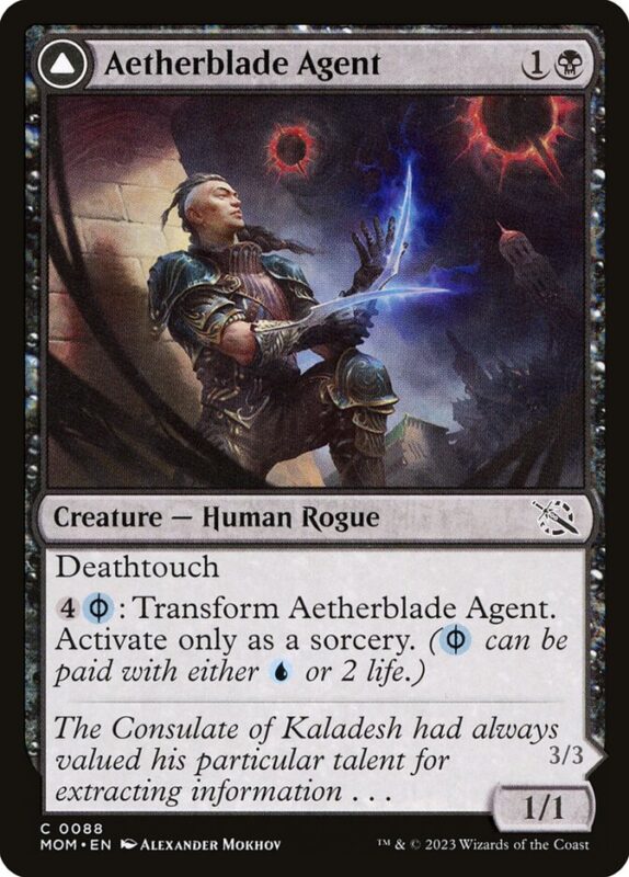 Aetherblade Agent // Gitaxian Mindstinger — mom 88 — Magic The Gathering TCG