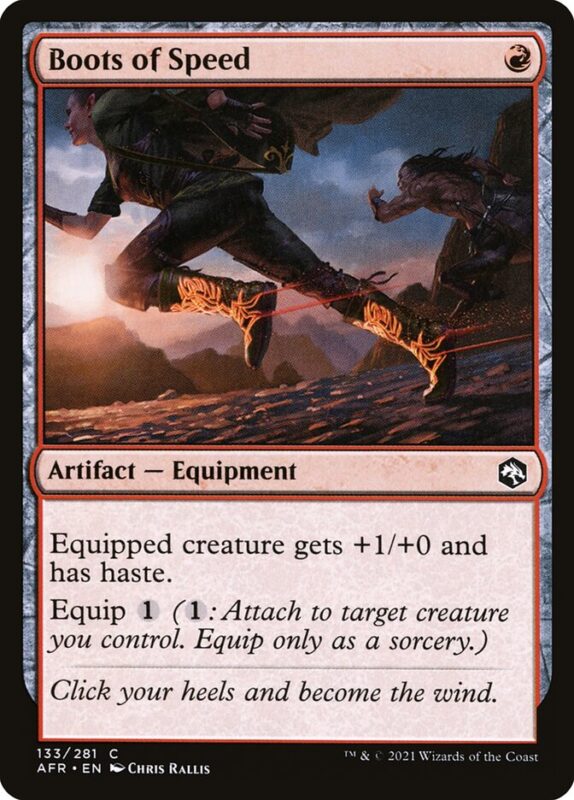 Boots of Speed — afr 133 — Magic The Gathering TCG
