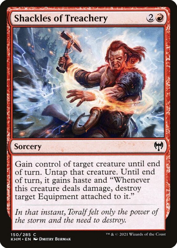 Shackles of Treachery — khm 150 — Magic The Gathering TCG
