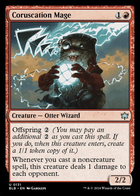 Coruscation Mage — blb 131 — Magic The Gathering TCG