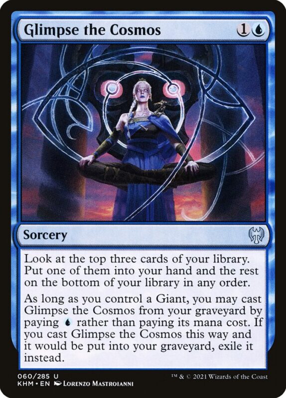 Glimpse the Cosmos — khm 60 — Magic The Gathering TCG