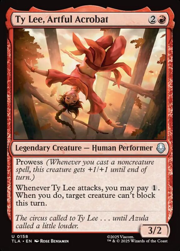 Ty Lee, Artful Acrobat — tla 158 — Magic The Gathering TCG