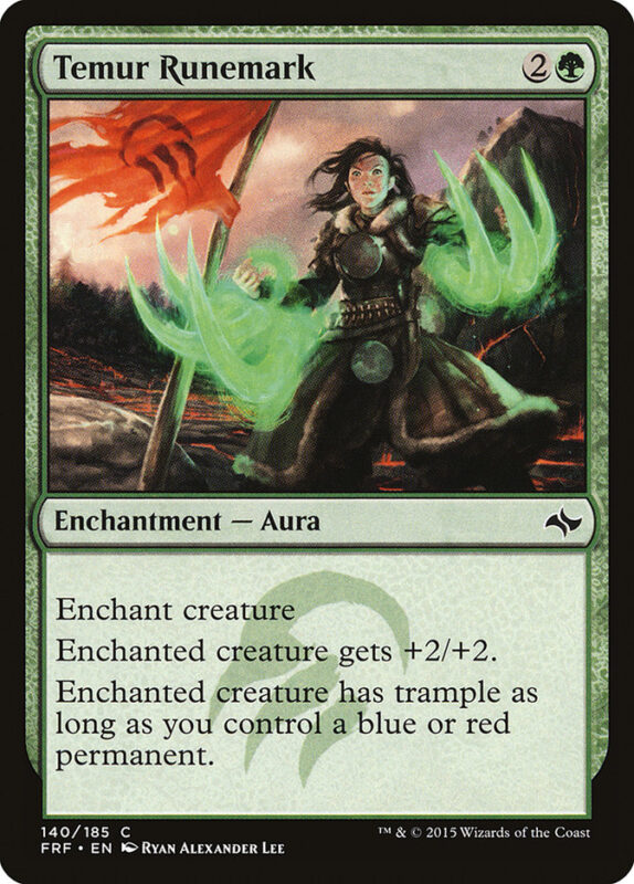 Temur Runemark — frf 140 — Magic The Gathering TCG