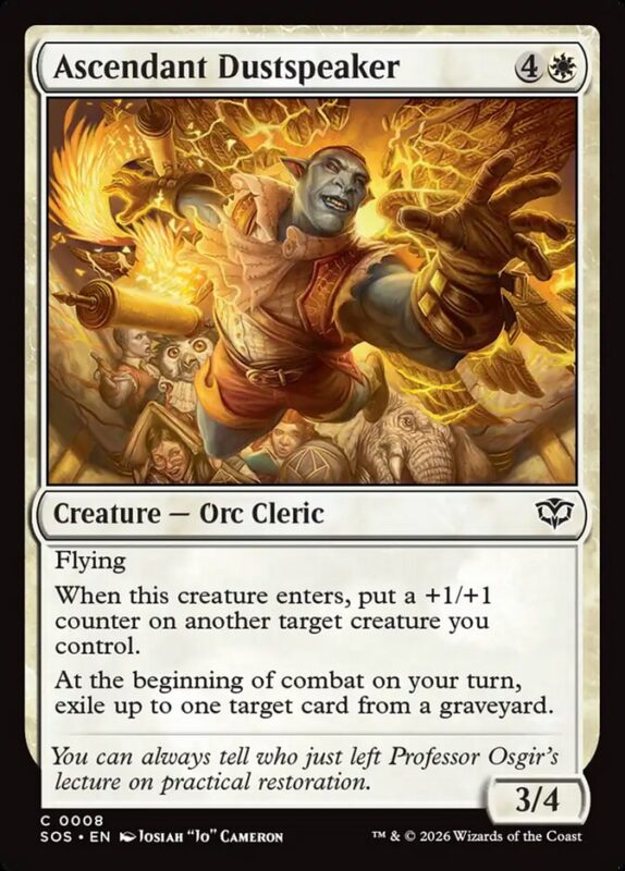 Ascendant Dustspeaker — sos 8 — Magic The Gathering TCG