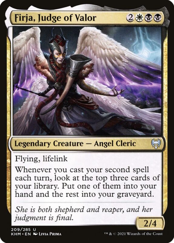 Firja, Judge of Valor — khm 209 — Magic The Gathering TCG