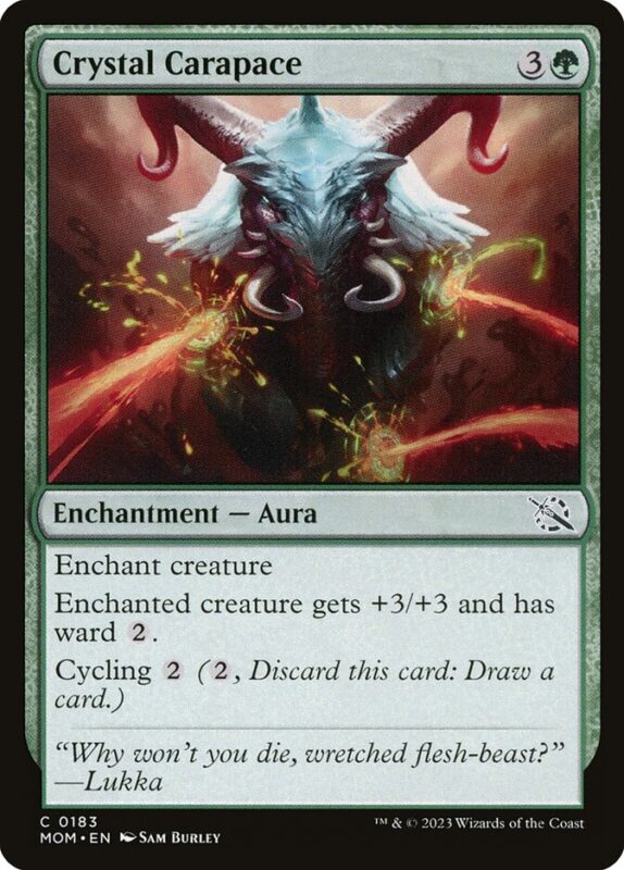 Crystal Carapace — mom 183 — Magic The Gathering TCG