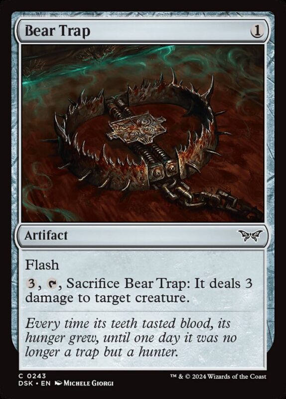 Bear Trap — dsk 243 — Magic The Gathering TCG