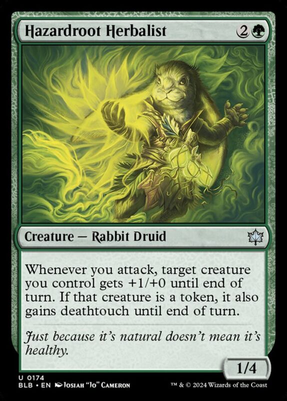 Hazardroot Herbalist — blb 174 — Magic The Gathering TCG