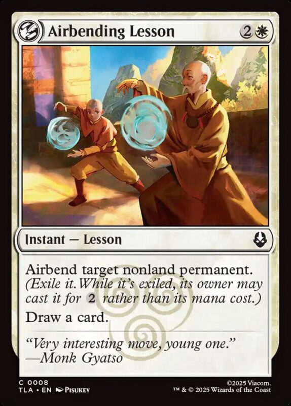 Airbending Lesson — tla 8 — Magic The Gathering TCG