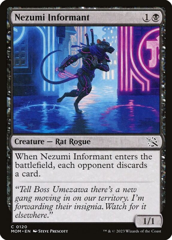 Nezumi Informant — mom 120 — Magic The Gathering TCG