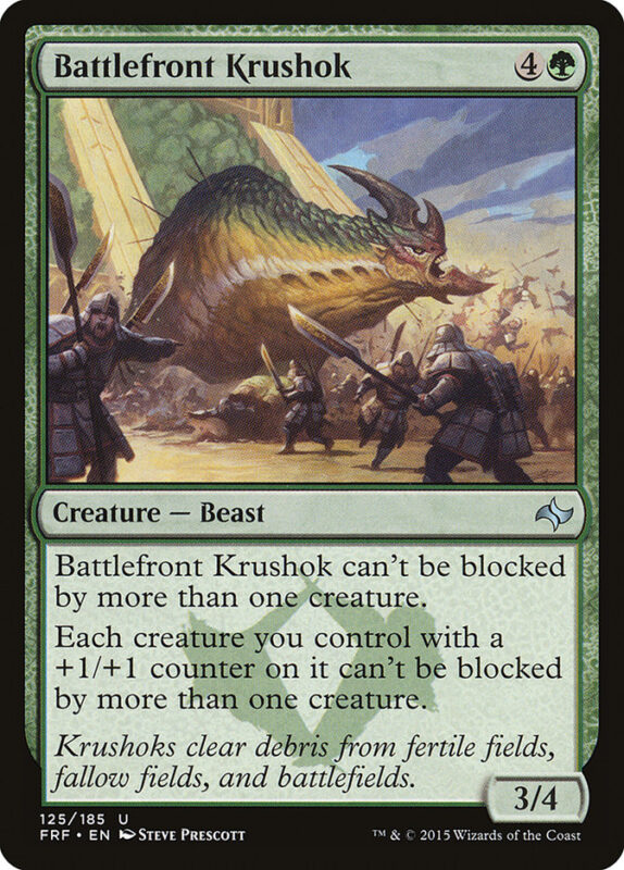 Battlefront Krushok — frf 125 — Magic The Gathering TCG