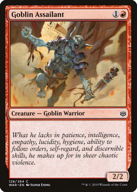 Goblin Assailant — war 128 — Magic The Gathering TCG