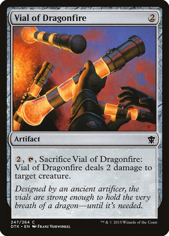 Vial of Dragonfire — dtk 247 — Magic The Gathering TCG