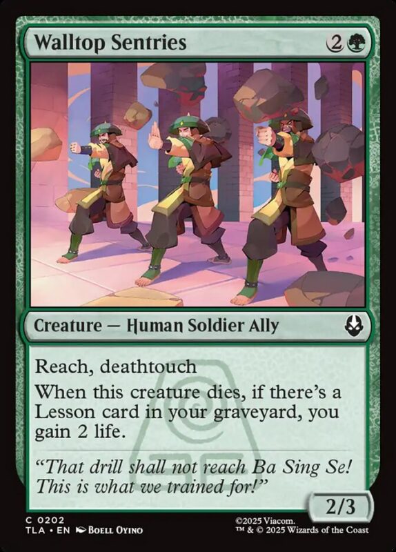 Walltop Sentries — tla 202 — Magic The Gathering TCG