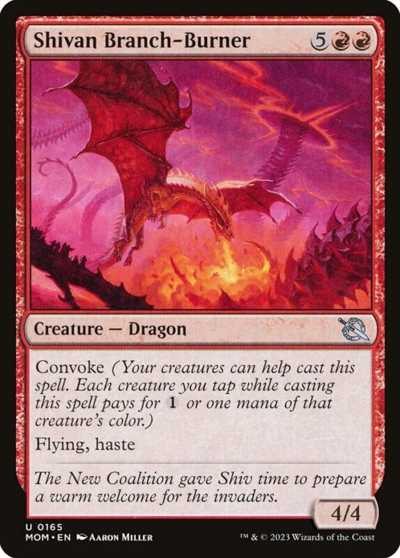 Shivan Branch-Burner — mom 165 — Magic The Gathering TCG