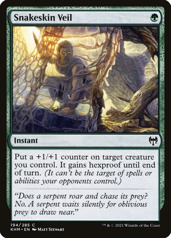 Snakeskin Veil — khm 194 — Magic The Gathering TCG