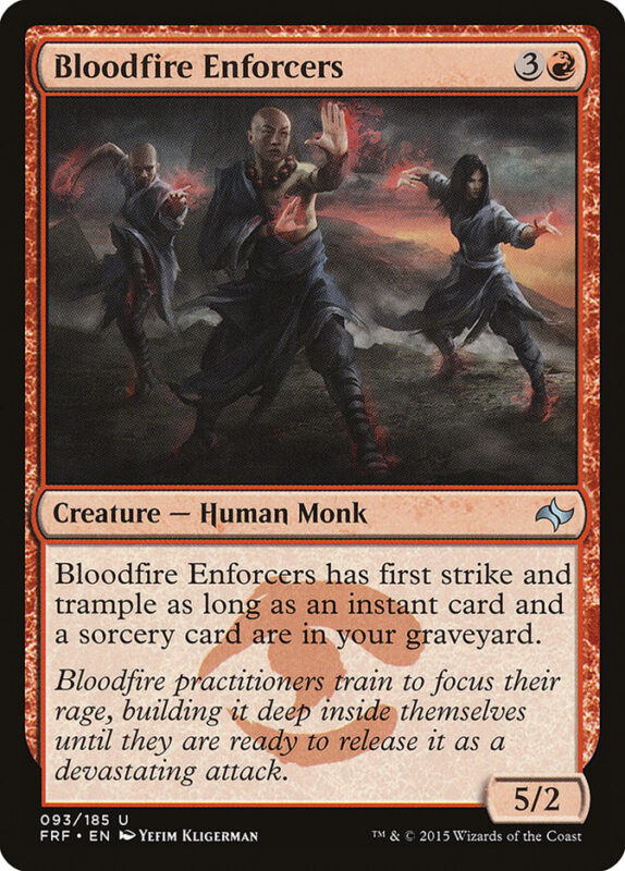 Bloodfire Enforcers — frf 93 — Magic The Gathering TCG