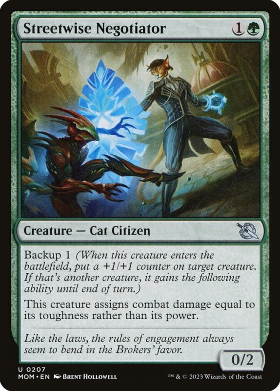 Streetwise Negotiator — mom 207 — Magic The Gathering TCG