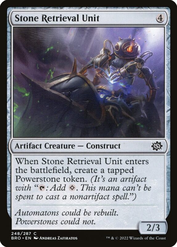 Stone Retrieval Unit — bro 248 — Magic The Gathering TCG